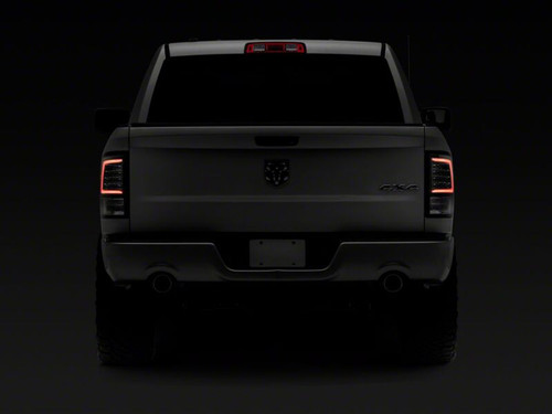Raxiom 09-18 Dodge RAM 1500 Axial Series LED Tail Lights- Chrome Housing- Clear Lens - R113542 Photo - Close Up