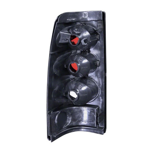 Raxiom 99-02 Chevrolet Silverado 1500 Fleetside Axial Series Tail Lights- Black - Red/Clear Lens - S112710 Photo - Close Up