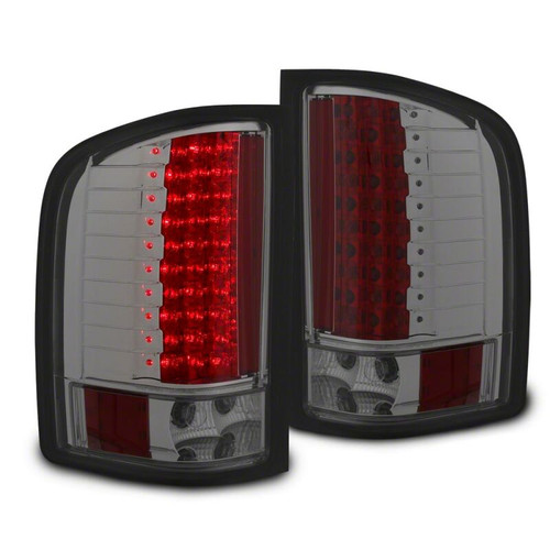 Raxiom 07-13 Chevrolet Silverado 1500 LED Tail Lights- Black Housing- Smoked Lens - S112744 Photo - Primary