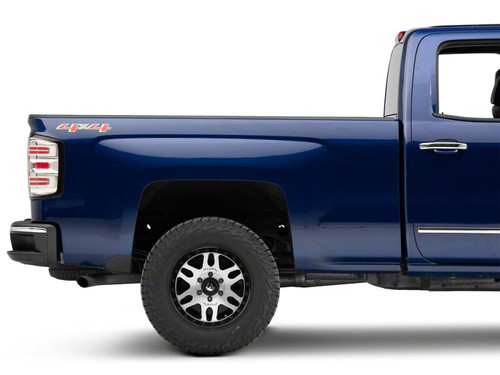 Raxiom 14-18 Chevrolet Silverado 1500 LED Tail Lights/Seq Turn Signals- Chrome- Clear Lens - S114459 Photo - Close Up