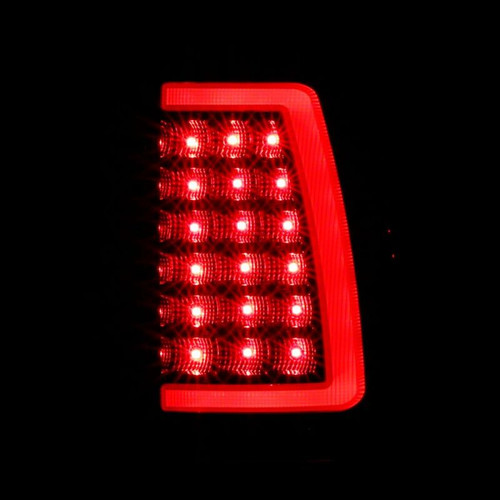 Raxiom 03-06 Chevrolet Silverado 1500 Fleetside Axial Series LED Tail Lights- Black - Clear Lens - S116734 Photo - Close Up