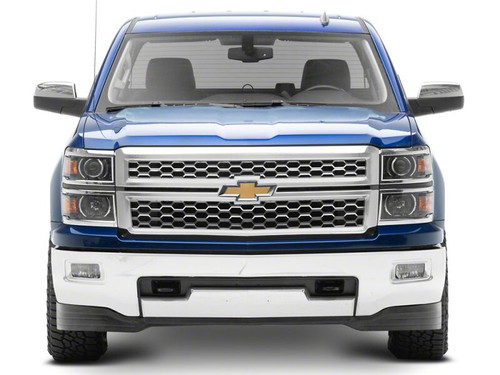 Raxiom 14-15 Chevrolet Silverado 1500 OE Projector Headlights/Chrome Trim- Black- Clear Lens - S169261 Photo - Close Up