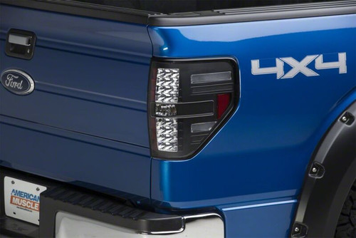 Raxiom 09-14 Ford Styleside Axial Series Black LED Tail Lights - T528414 Photo - Primary