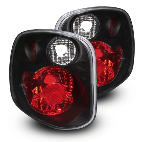 Raxiom 97-00 Ford F-150 Flareside Axial Series Version 2 Tail Lights- Black - Red/Clear Lens - T542833 Photo - Primary