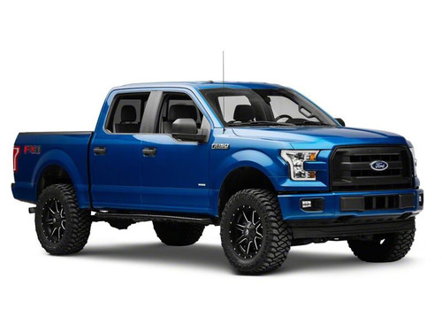 Raxiom 15-17 Ford F-150 Projector Headlights with LED Accent- Chrome Housing- Clear Lens - T542858 Photo - Close Up