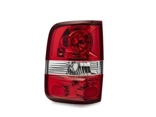 Raxiom 04-08 Ford F-150 Styleside OEM Style Tail Lights- Chrome Housing- Red Lens - T542868 Photo - Close Up