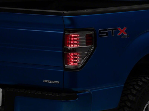 Raxiom 09-14 Ford F-150 Styleside LED Tail Lights- Black Housing- Smoked Lens - T542880 Photo - Close Up