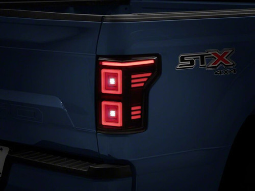 Raxiom 15-20 Ford F-150 Horizon LED Tail Lights- Black Housing- Clear Lens - T577235 Photo - Close Up