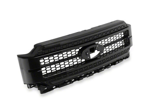 Raxiom 21-23 Ford F-150/ Exc.Raptor CXR Series LED Upper Replacement Grille with White DRL- Black - T596988 Photo - Close Up