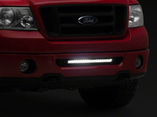 Raxiom 06-08 Ford F-150 Front Bumper Mounted 20in LED Light Bar/Bracket - T621253 Photo - Close Up