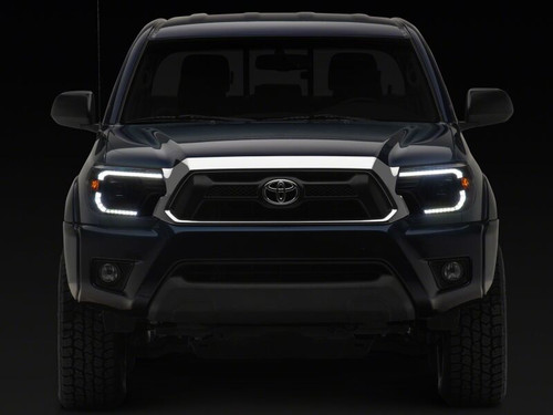 Raxiom 12-15 Toyota Tacoma Axial Series Switchback Projector Headlights- Black Housing- Clear Lens - TT23359 Photo - Primary
