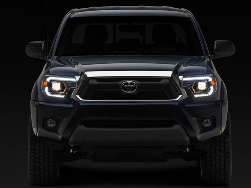 Raxiom 12-15 Toyota Tacoma Axial Series Switchback Projector Headlights- Chrome- Clear Lens - TT23360 Photo - Primary
