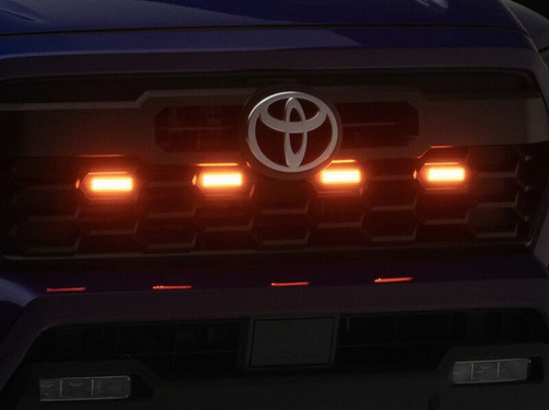 Raxiom 24-26 Toyota Tacoma Pre Runner/ TRD Off-Road/ TRD Sport Amber LED Grille Light- Amber Lens - TT65012 Photo - Primary