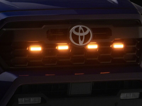 Raxiom 24-26 Toyota Tacoma Pre Runner/ TRD Off-Road/ TRD Sport Amber LED Grille Light- Clear Lens - TT65013 Photo - Primary