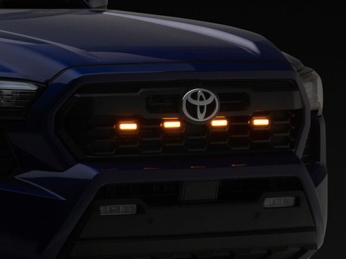 Raxiom 24-26 Toyota Tacoma Pre Runner/TRD Off-Road/TRD Sport Amber LED Grille Light- Smoked Lens - TT65015 Photo - Primary