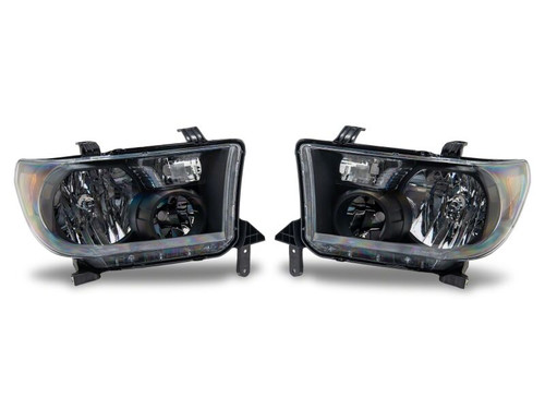 Raxiom 07-13 Toyota Tundra OEM Style Headlights- Black Housing- Clear Lens - TU31281 Photo - Primary