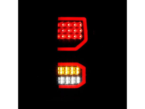 Raxiom 07-13 Toyota Tundra Axial Series LED Tail Lights- Black Housing- Smoked Lens - TU3523 Photo - Primary