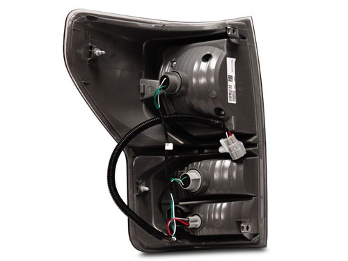 Raxiom 07-13 Toyota Tundra Axial Series Dual C-Shape LED Tail Lights- Black Housing- Smoked Lens - TU9917 Photo - Primary