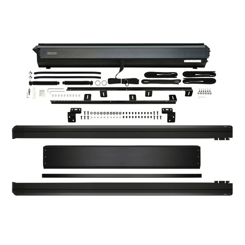 Westin 19-26 GM Silverado/Sierra 2500/3500 6ft 6in Bed Manual Retractable Tonneau Cover - Black - 19-63995 Photo - Close Up