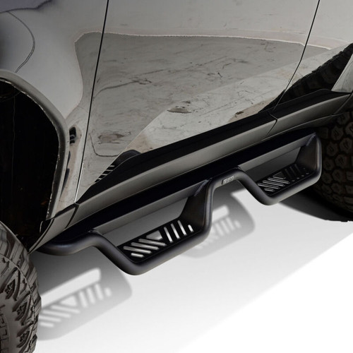Westin 24-26 Toyota Land Cruiser Outlaw Drop Nerf Step Bars Textured Black - 20-13795 Photo - Mounted