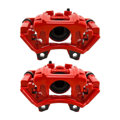 Power Stop 18-25 Jeep Wrangler Rear Red Caliper w/Bracket (Pair) - S15106 Photo - Primary