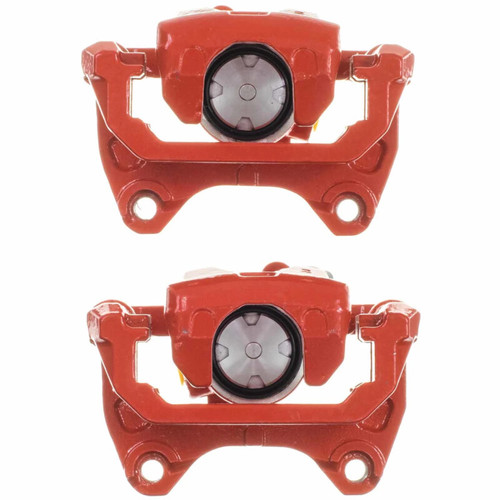 Power Stop 16-25 Mazda CX-5 Rear Red Caliper w/Bracket (Pair) - S15226 Photo - Primary