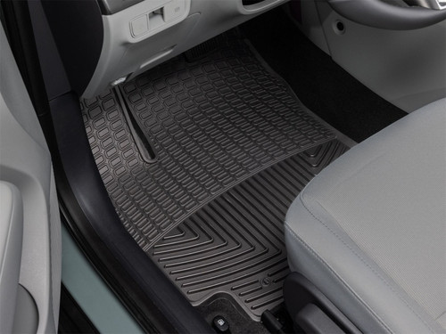 WeatherTech 24-26 Hyundai Kona Front All-Weather Floor Mats 1st Row - Black - W770 Photo - Mounted