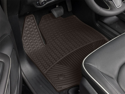 WeatherTech 17-27 Chrysler Pacifica Front All-Weather Floor Mats 1st Row - Cocoa - W793CO Photo - Mounted