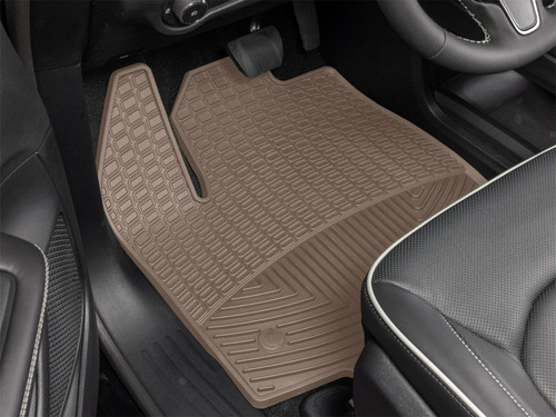 WeatherTech 17-27 Chrysler Pacifica Front All-Weather Floor Mats 1st Row - Tan - W793TN Photo - Mounted