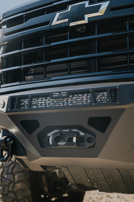 DV8 Offroad 24-26 Chevy Silverado 2500/3500 Spec Series Front Bumper - FBCS2-04 Photo - Close Up