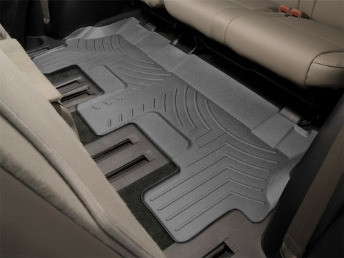 WeatherTech 24-26 Mazda CX-90/CX-90 PHEV Rear FloorLiner - Black - 4418135 Photo - Mounted