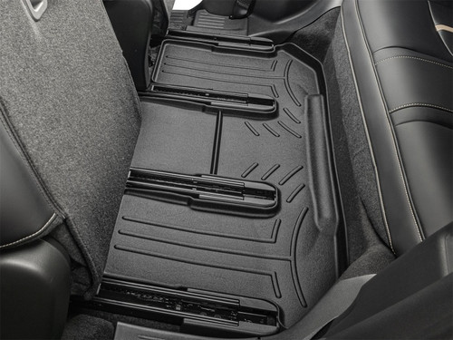WeatherTech 24-26 Mazda CX-90/CX-90 PHEV Rear FloorLiner - Black - 4418135 Photo - Mounted
