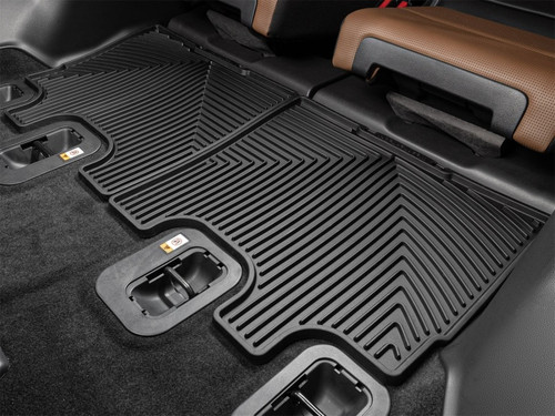 WeatherTech 24-26 Lexus GX/Toyota Land Cruiser Rear All-Weather Floor Mats - Black - W760 Photo - Mounted