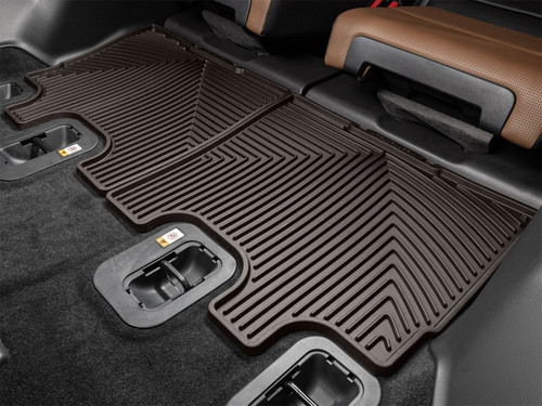 WeatherTech 24-26 Lexus GX/Toyota Land Cruiser Rear All-Weather Floor Mats - Cocoa - W760CO Photo - Primary