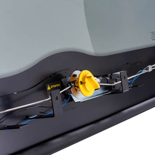 ARB Ascent Canopy Replacement Rear Door Glass Assembly - 668AC024SP Photo - Mounted