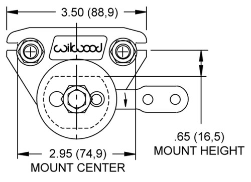 Wilwood Caliper-Polished 1.62in Bore .81in Disc - 120-2281-P Photo - Primary