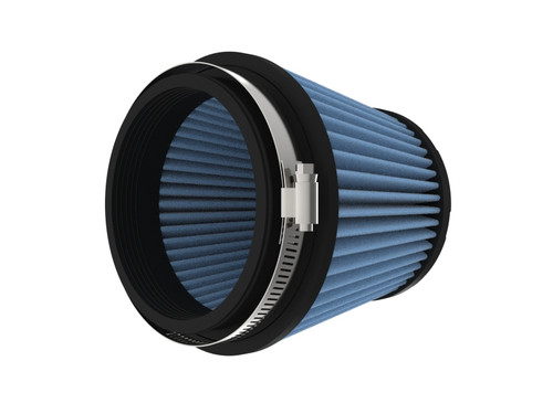 aFe POWER Universal Clamp-On Air Filter w/ D2 Dura-Dry Media - 4.5in F x 6in B x 4.75in T x 5in H - 21-45505V Photo - Unmounted