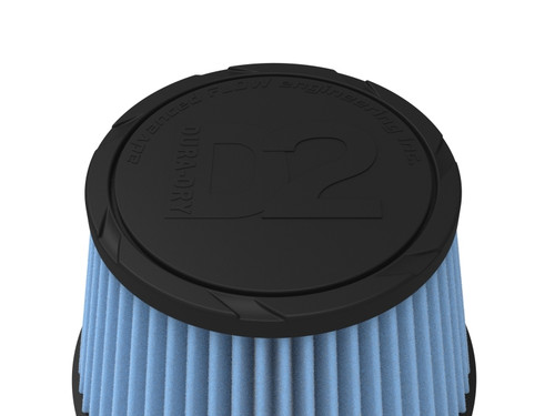 aFe POWER Universal Clamp-On Air Filter w/ D2 Dura-Dry Media - 6in F x 7.5in B x 5.5in T x 5in H - 21-60505V Photo - Unmounted