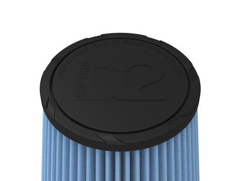 aFe POWER Universal Clamp-On Air Filter w/ D2 Dura-Dry Media - 6in F x 7.5in B x 5.5in T x 7in H - 21-60507V Photo - Unmounted