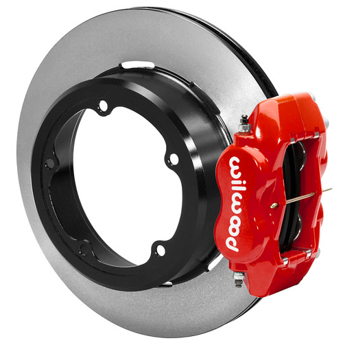 Wilwood kit rear FDLI DISC/DRUM strange floater 1PC red powder coat - 140-12420-R Photo - Primary