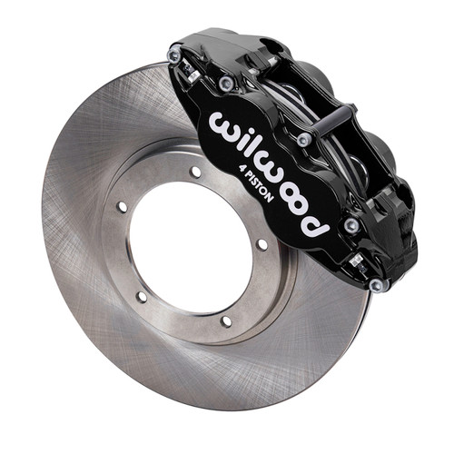 Wilwood kit front FNSL4R PORS 911 1984- 89 3.5 MT 11.10X.95 rotor black W/LINES - 140-16681 Photo - Primary