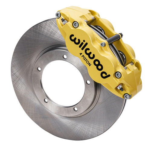 Wilwood kit front FNSL4R PORS 911 1984- 89 3.5 MT 11.10X.95 rotor yellow W/LINES - 140-16681-Y Photo - Primary