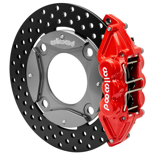 Wilwood kit rear UTV polaris rzr xp turbo 2016-21 11.25 rotor drilled red - 140-17574-DR Photo - Primary