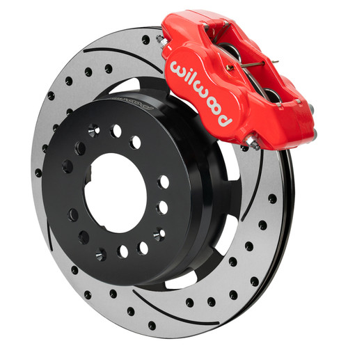 Wilwood kit front FDLI wwe 2IN. drop alum pro spindle 12.19 rotor SRP red - 140-17982-DR Photo - Primary