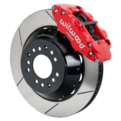 Wilwood kit front fnslr wwe 2IN. drop alum pro spindle 14.00 rotor GT red - 140-17986-R Photo - Primary