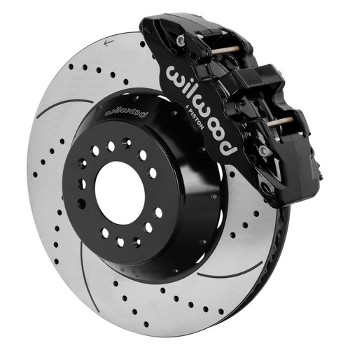 Wilwood kit front AERO6 wwe 2IN. drop alum pro spindle 15.00 rotor SRP - 140-17988-D Photo - Primary