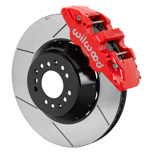 Wilwood kit front AERO6 wwe 2IN. drop alum pro spindle 15.00 rotor GT red - 140-17988-R Photo - Primary