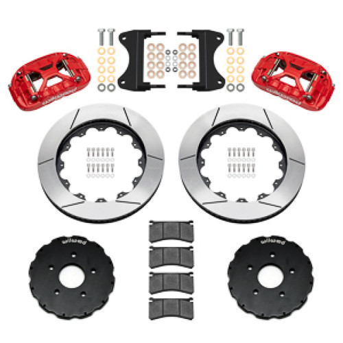 Wilwood kit front XRS6R C7 vette 2014-UP 14.00 rotor GT red - 140-18534-R User 1