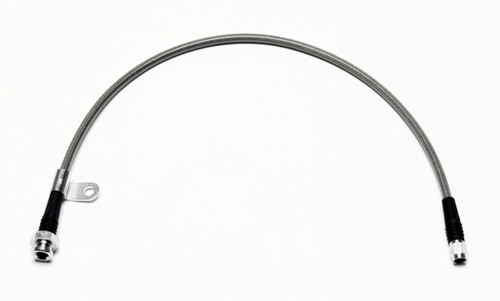 Wilwood flexline 23IN. OAL M10X1 to -3 W/BRACKET R/H - 220-9331 Photo - Primary