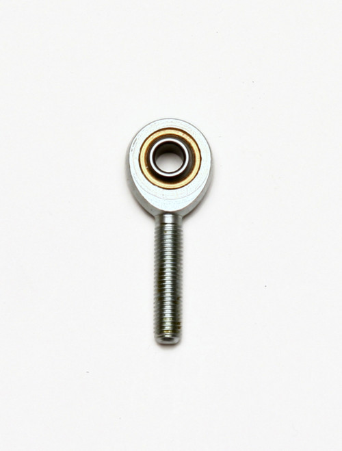 Wilwood bearing rod end male 1/4 ball ID 1/4-28 X1.00 ext. thd 3/8 width ptfe insert - 370-12438 Photo - Primary